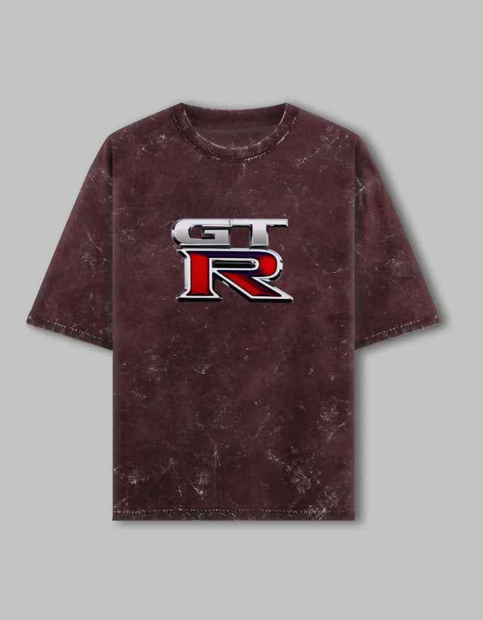 Unisex Acid Washed Oversized Tee