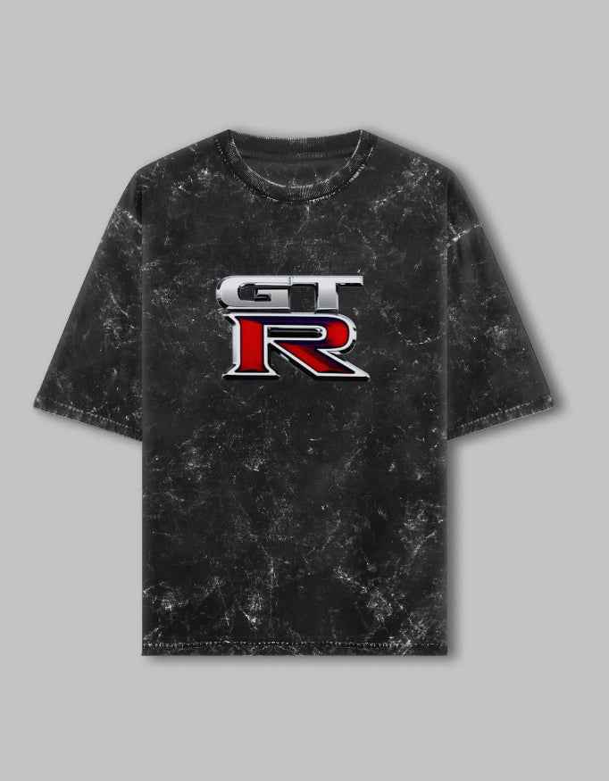 Unisex Acid Washed Oversized Tee