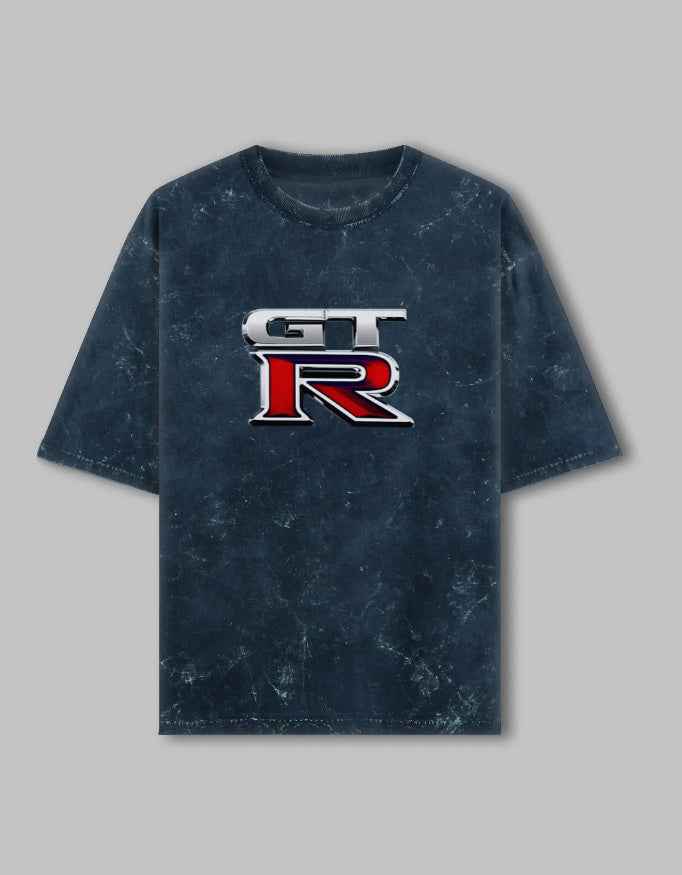 Unisex Acid Washed Oversized Tee