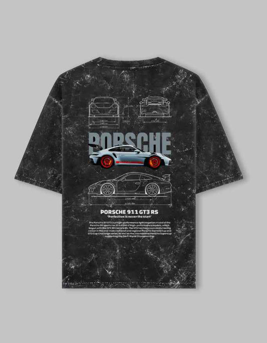 Unisex Acid Washed Oversized Tee