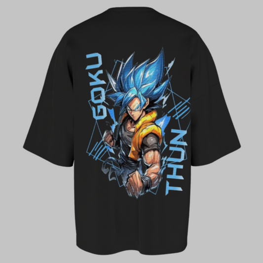 DIVINE FURY SAIYAN OVERSIZED T-SHIRT
