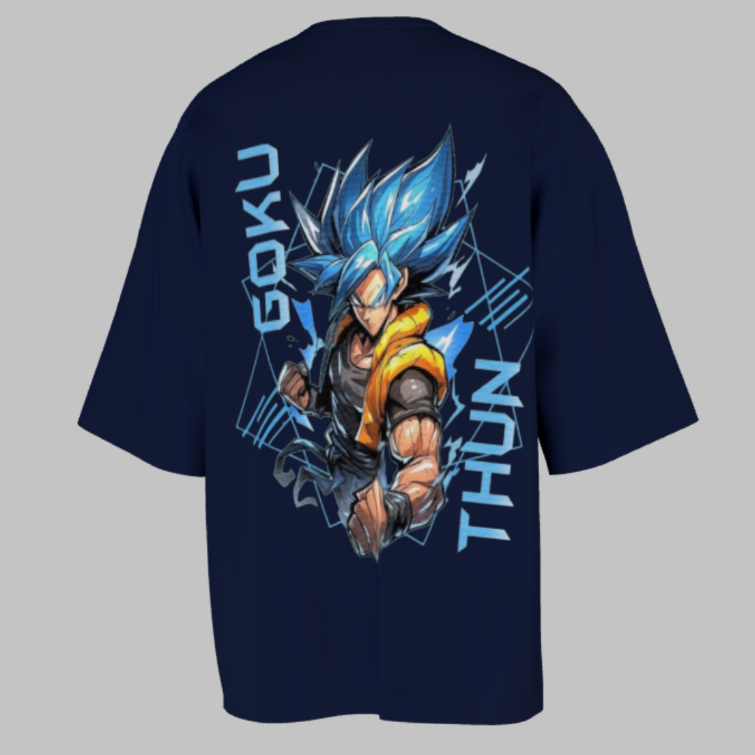 DIVINE FURY SAIYAN OVERSIZED T-SHIRT